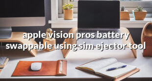 apple vision pros battery swappable using sim ejector tool