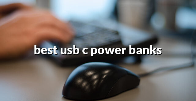 best usb c power banks