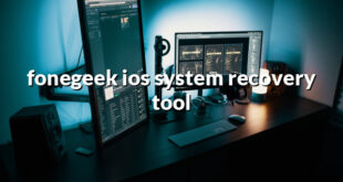 fonegeek ios system recovery tool