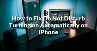 How to Fix Do Not Disturb Turning on Automatically on iPhone