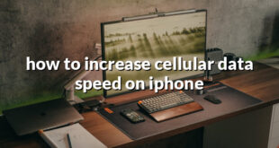 how to increase cellular data speed on iphone