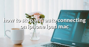 how to stop wifi auto connecting on iphone ipad mac