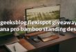 igeeksblog flexispot giveaway kana pro bamboo standing desk