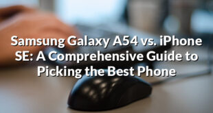 Samsung Galaxy A54 vs. iPhone SE: A Comprehensive Guide to Picking the Best Phone