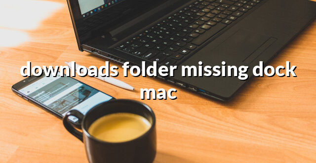 downloads folder missing dock mac