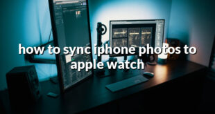 how to sync iphone photos to apple watch