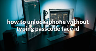 how to unlock iphone without typing passcode face id