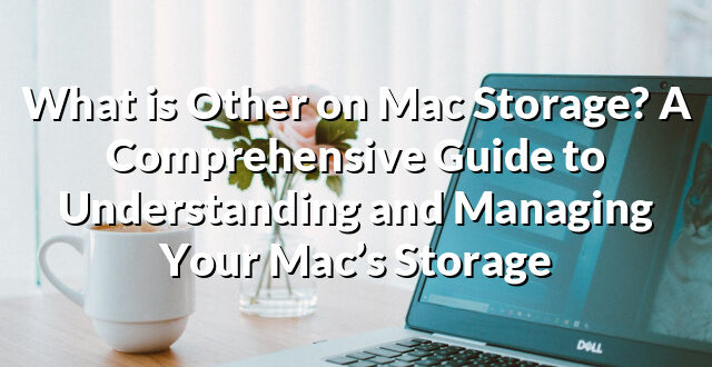 What is Other on Mac Storage? A Comprehensive Guide to Understanding and Managing Your Mac’s Storage