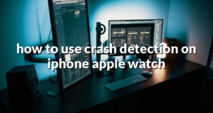 how to use crash detection on iphone apple watch