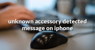 unknown accessory detected message on iphone