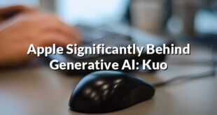 Apple Significantly Behind Generative AI: Kuo