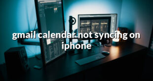 gmail calendar not syncing on iphone